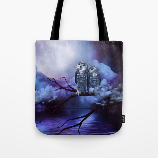 Cute couple owls Tote Bag