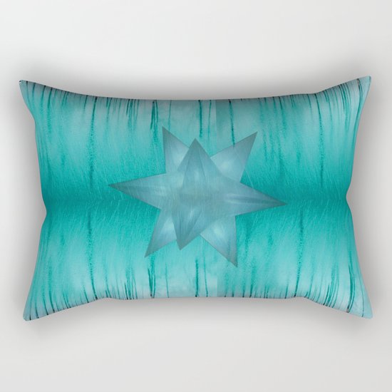 Crystal frozen star forest Rectangular Pillow