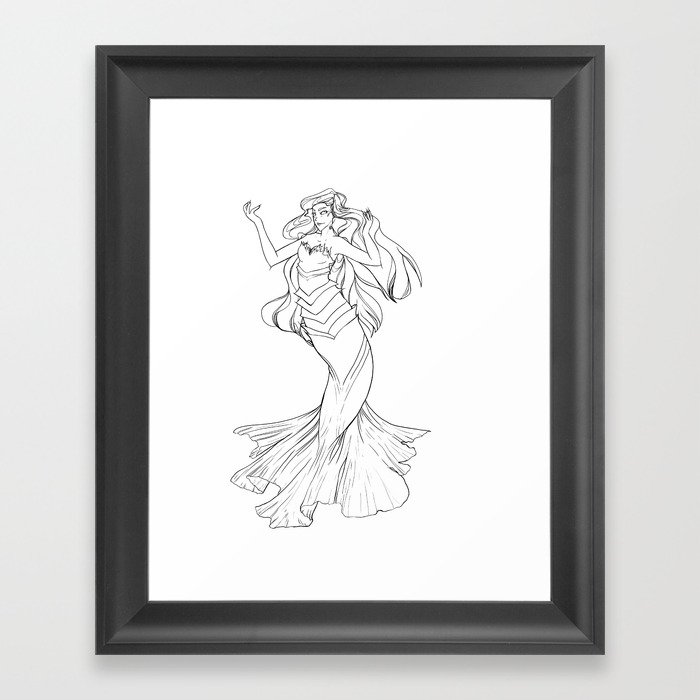 Mermaid Framed Art Print