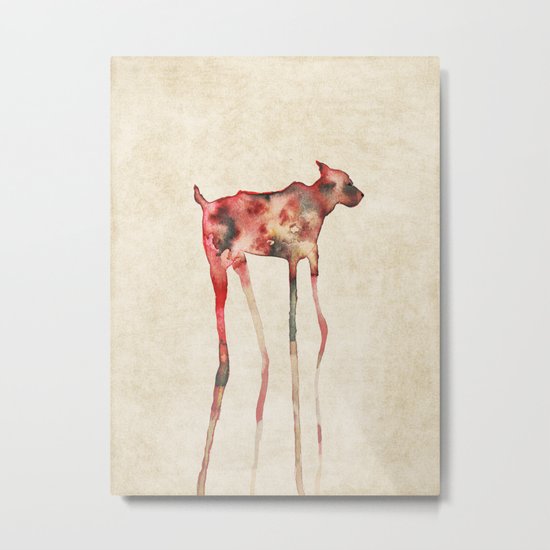 old sighthound Metal Print