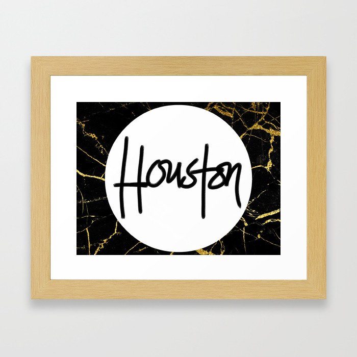 Spot Houston Framed Art Print