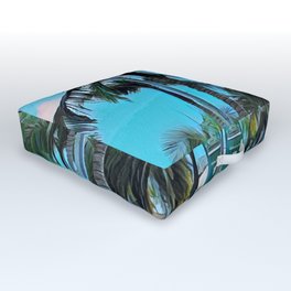 Rodeo Drive, Beverly Hills Outdoor Floor Cushion | Summer, Pop, Attractions, Beverly, Street, Angeles, Travel, Drive, Trees, Sun 