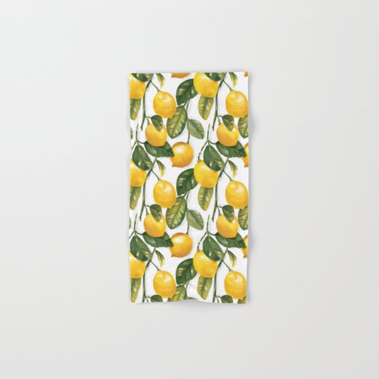 Lemons Hand & Bath Towel