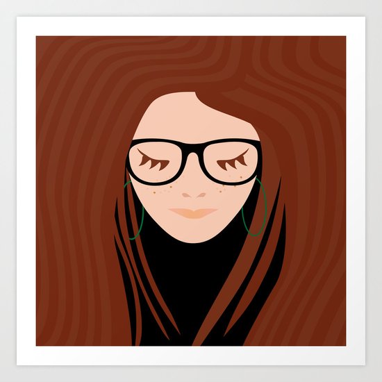 Girl 3 Art Print