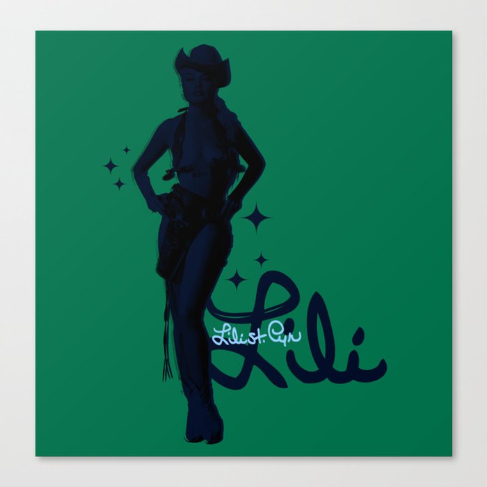 "Signed Lili" by One Trick Pony Canvas Print