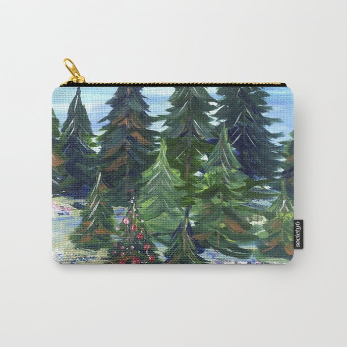 Field of Christmas Trees Carry-All Pouch
