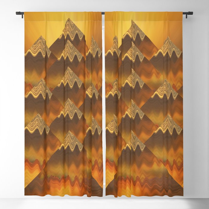 Sunset in the Mountains Blackout Curtain