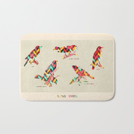 Song Birds Bath Mat