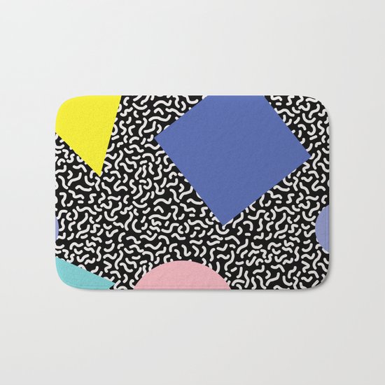 Memphis Pattern 2 Bath Mat