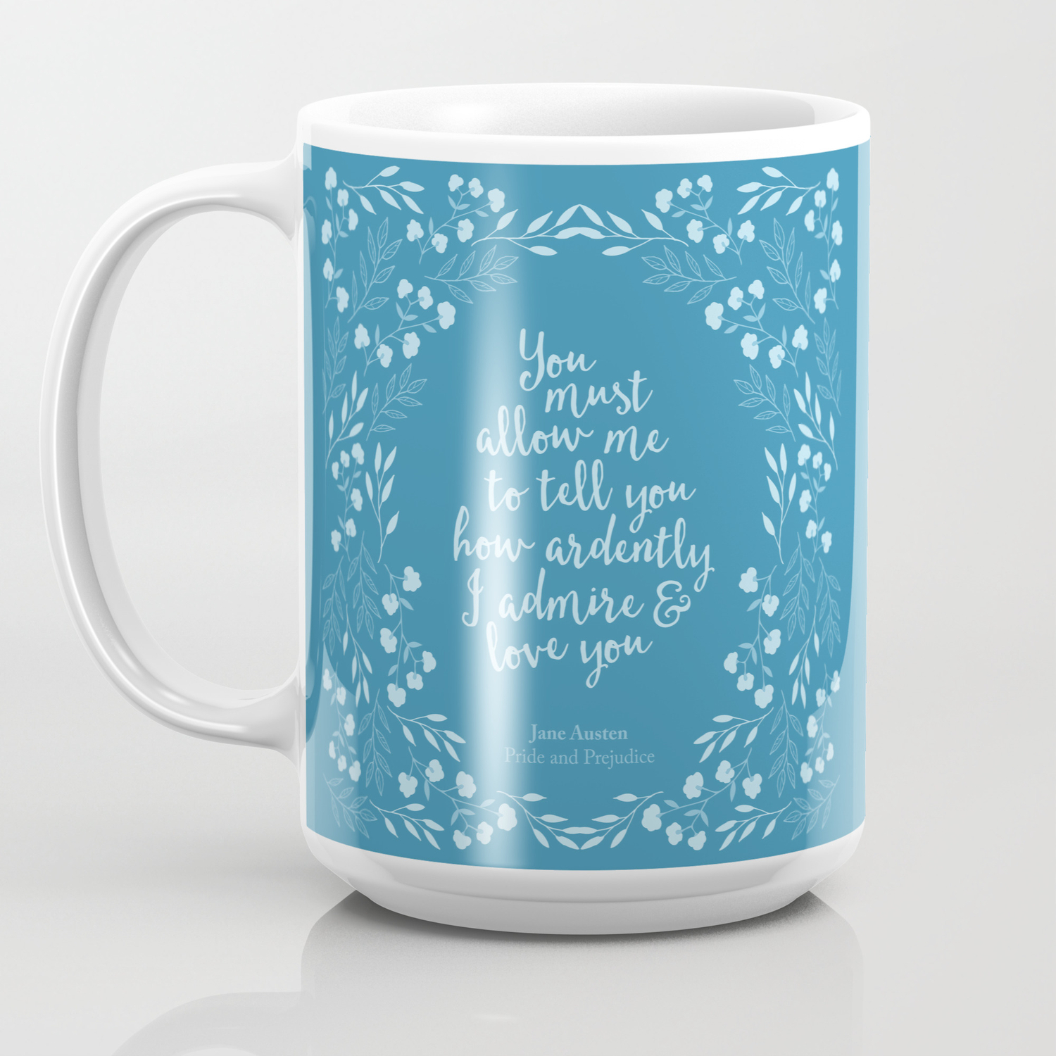 Jane Austen Pride And Prejudice Quote Coffee Mug By Bookish And Wonderful | Society6