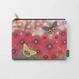 the moon, stars, io moths, & poppies Carry-All Pouch