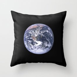 Nasa Picture 4: The earth from the space or the blue marble. Throw Pillow