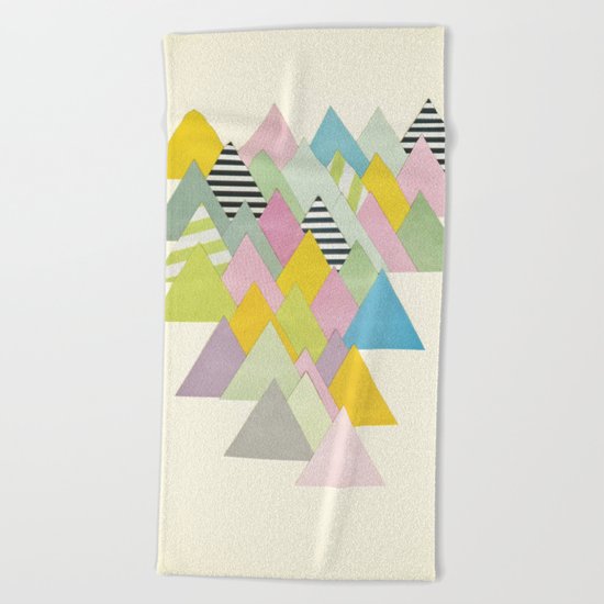 French Alps Beach Towel