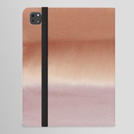 Subtle Layers Pink and Caramel iPad Folio Case