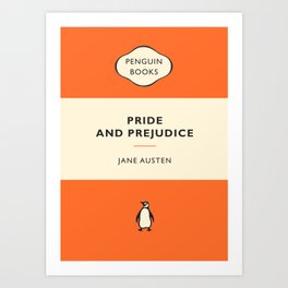 Jane Austen - Pride And Prejudice Art Print