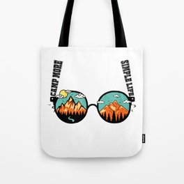 Sunglasses outdoors Graphic Design Tote Bag
