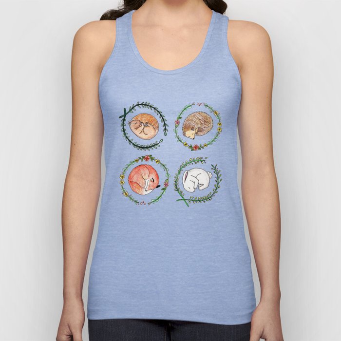 Hygge Forest Animals Tank Top