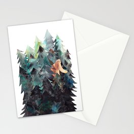 Bigfoot Forest Stationery Cards