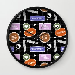 Words of Affirmation Wall Clock