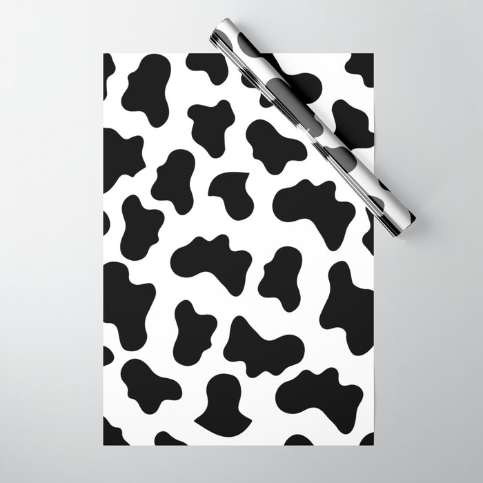 Moo Cow Print Wrapping Paper