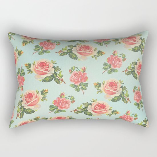 LONGING FOR SPRING- FLORAL PATTERN Rectangular Pillow