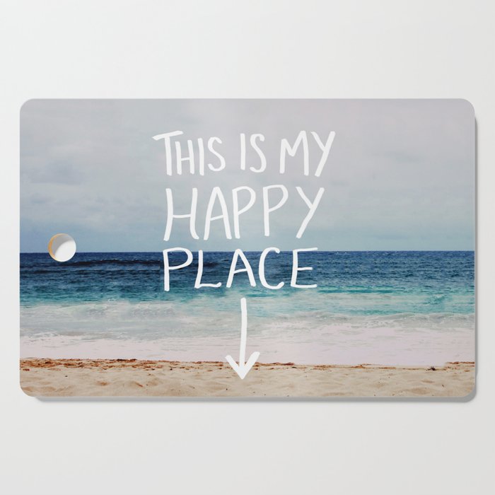 Society6 ケース Happy Place by Leah Flores My Happy Place (Beach) Metal Print by Leah Flores | Society6