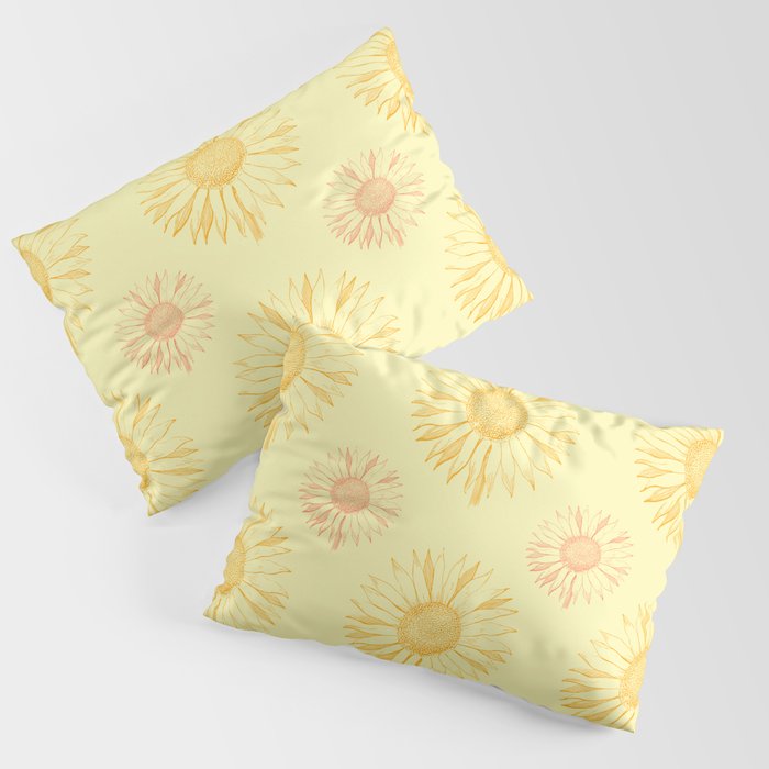 Sunflowers Pattern Pillow Sham