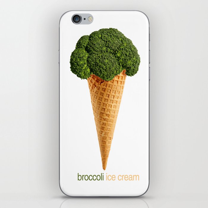 broccoli ice cream iPhone Skin