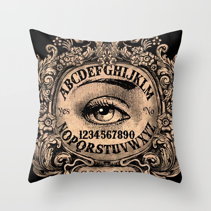 Mystic Eye Ouija Throw Pillow