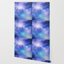 Blue dust space Galaxy Wallpaper