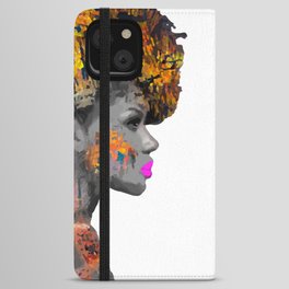 Afro-Girl iPhone Wallet Case