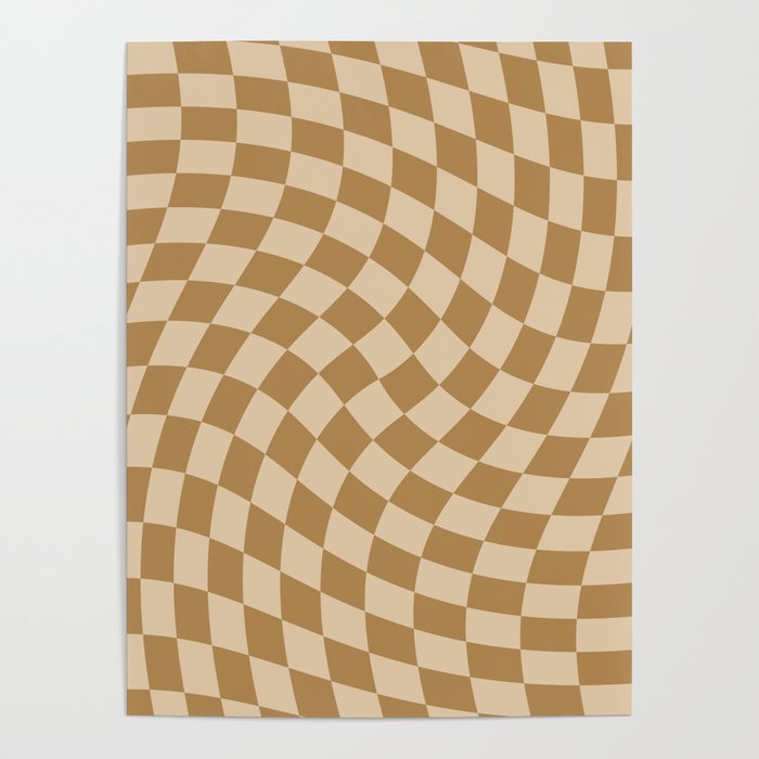 Trippy Swirl // Toffee Poster