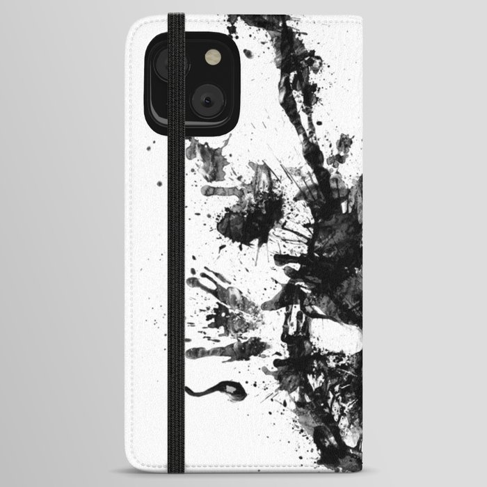 Frank (Donnie Darko). Ink Blot Painting iPhone Wallet Case