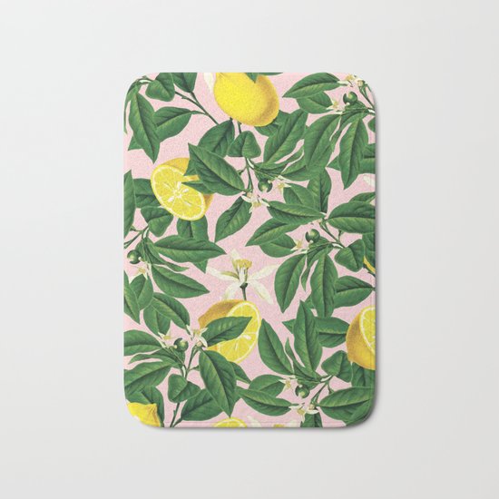 Lemonade #society6 #decor #buyart Bath Mat