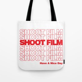 Shoot Film Red Tote Bag