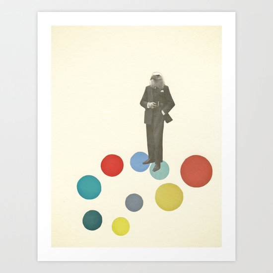 Bird Man Art Print
