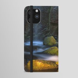 Waterfall in Menzenchwand iPhone Wallet Case