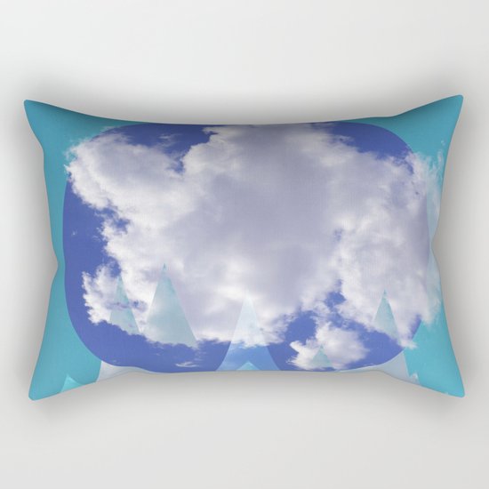 Clouds and Mountains II Rectangular Pillow