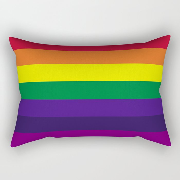 Rainbow Rectangular Pillow