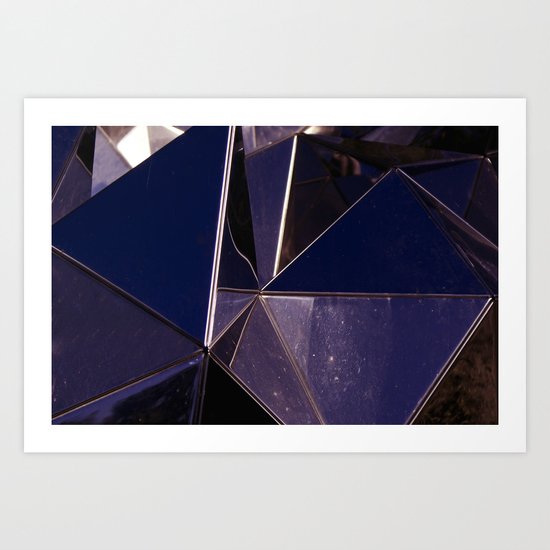 Abstract Glass Pattern Art Print