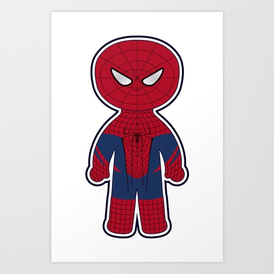 Chibi Spider-man Art Print