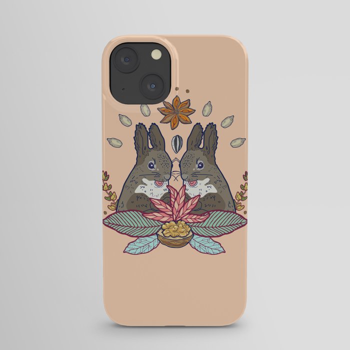 squirrel love iPhone Case