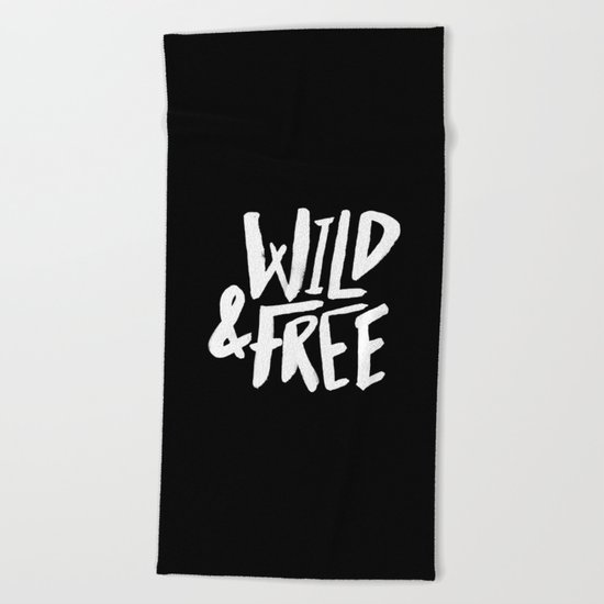 Wild and Free II Beach Towel