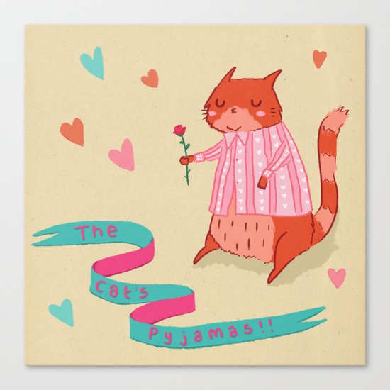 The Cat's Pyjamas Canvas Print