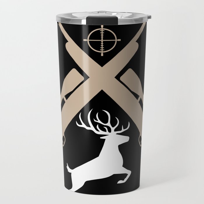 Wapiti Hunter Gift Travel Mug