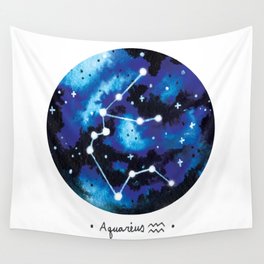 Aquarius Wall Tapestries Society6