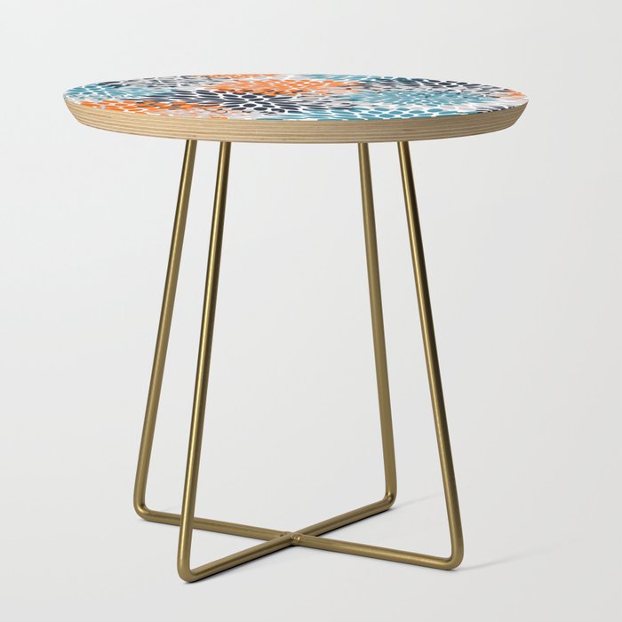 Modern Colorful Flower Side Table