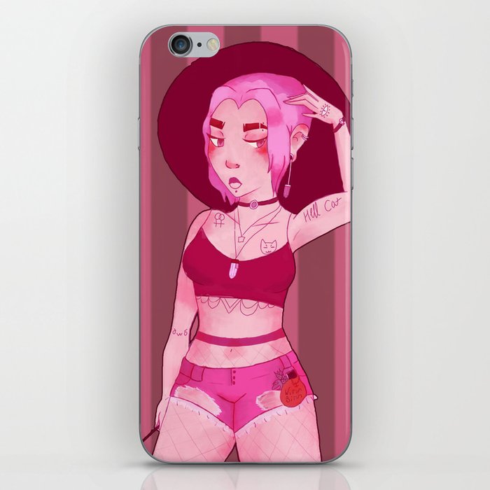 Pink Witch iPhone Skin