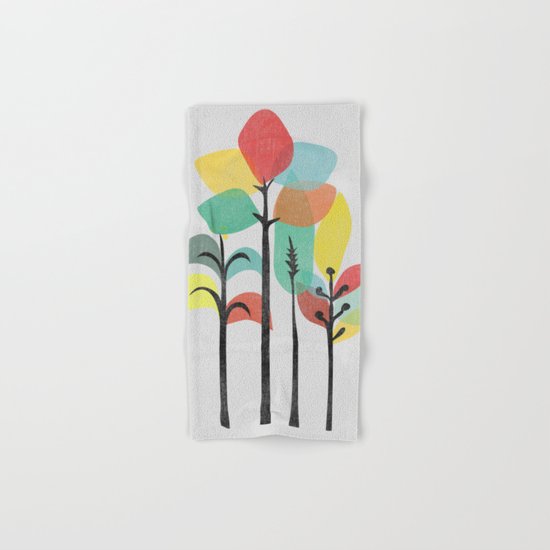 Tropical Groove (gray) Hand & Bath Towel