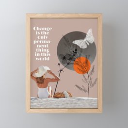 Change Framed Mini Art Print